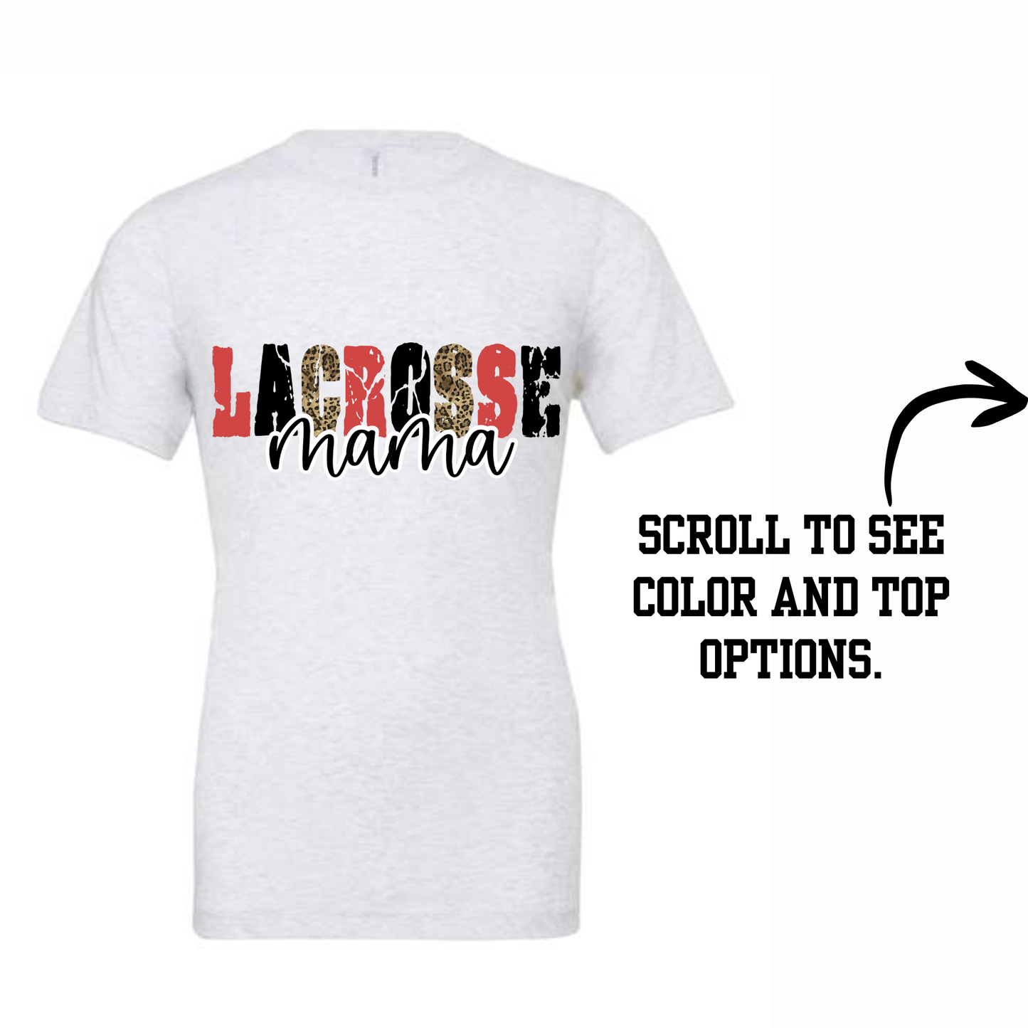Lacrosse Mom Typography