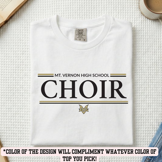 MVC&T- Choir Logo 2 (YOU PICK COLOR AND SHIRT TYPE! )
