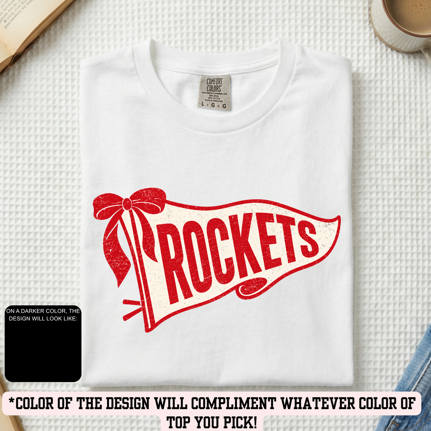 HRE Rockets Pennant (YOU PICK TOP STYLE AND COLOR!)