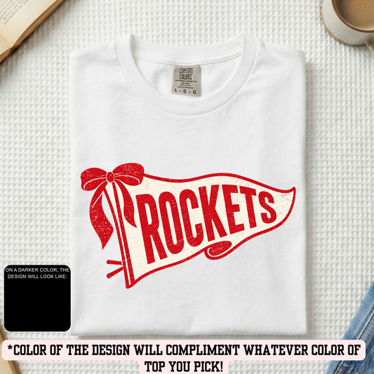 HRE Rockets Pennant (YOU PICK TOP STYLE AND COLOR!)