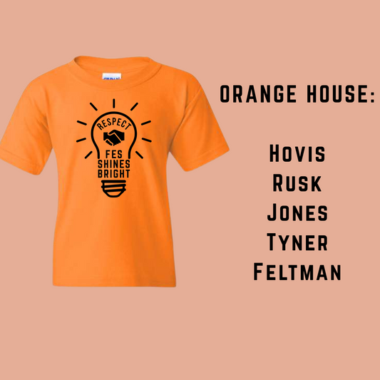 Fortville ORANGE house shirt