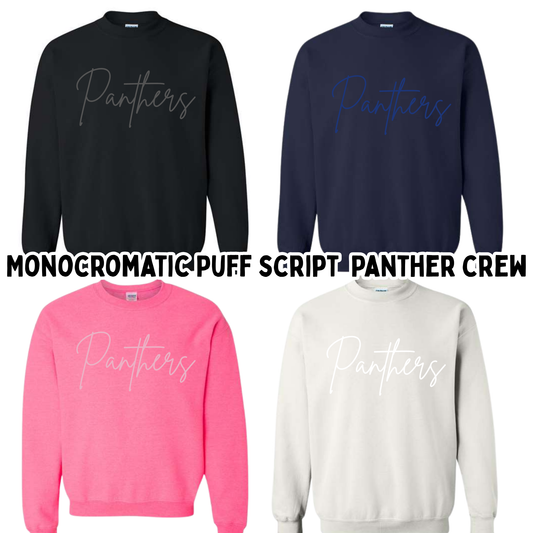 HIJH MONOCROMATIC SCRIPT PUFF Sweatshirt