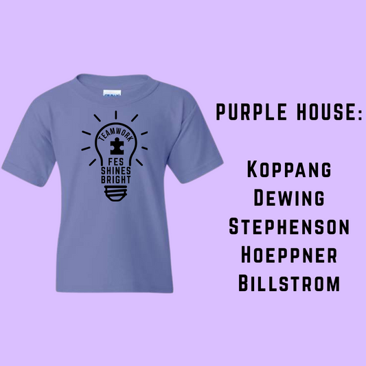 Fortville PURPLE house shirt