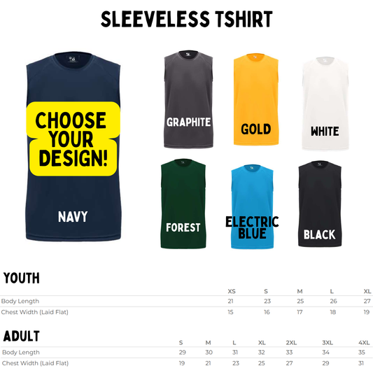 GMA- Sleeveless T-shirt- PICK YOUR DESIGN!