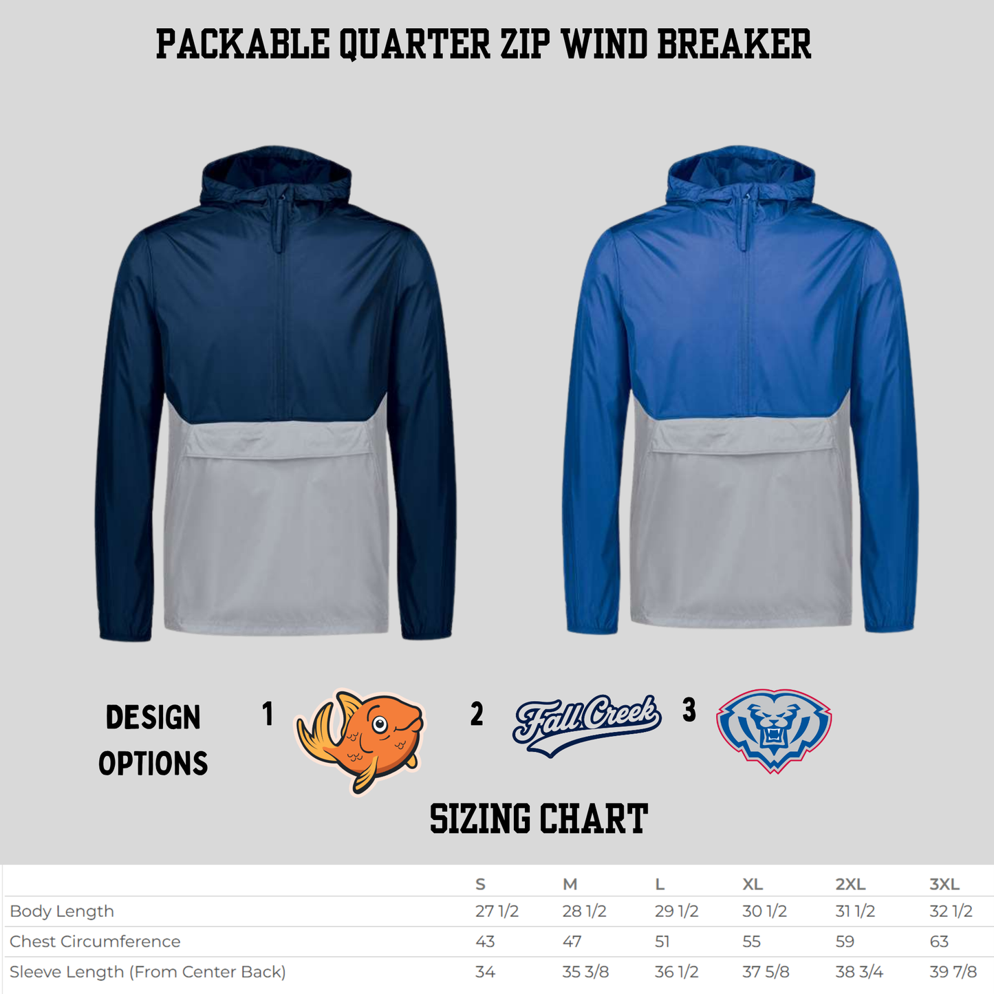 FCE Packable Windbreaker