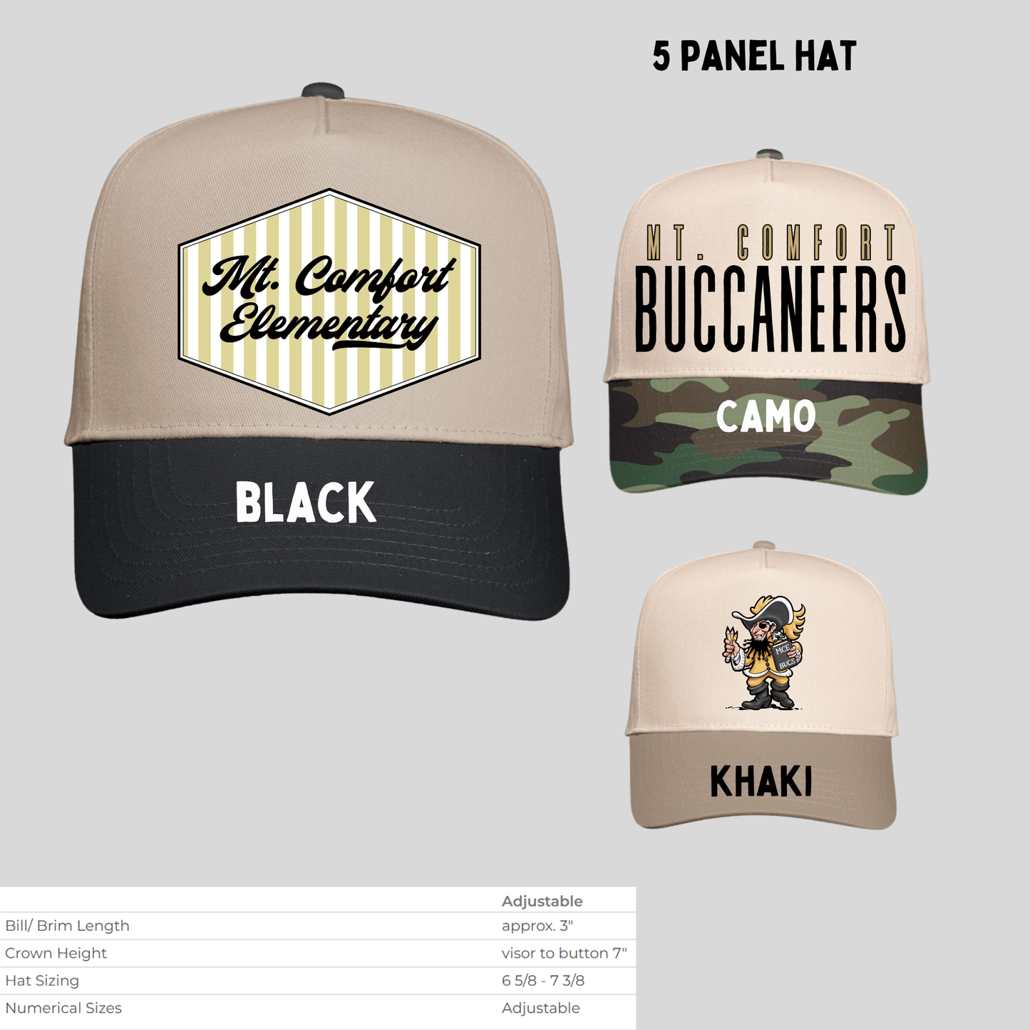 MCE- 5 Panel Hat