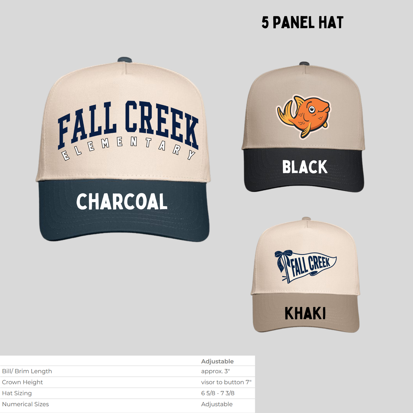 FCE 5 panel hat