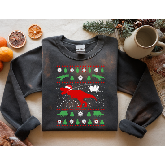 Christmas Dino Sweater