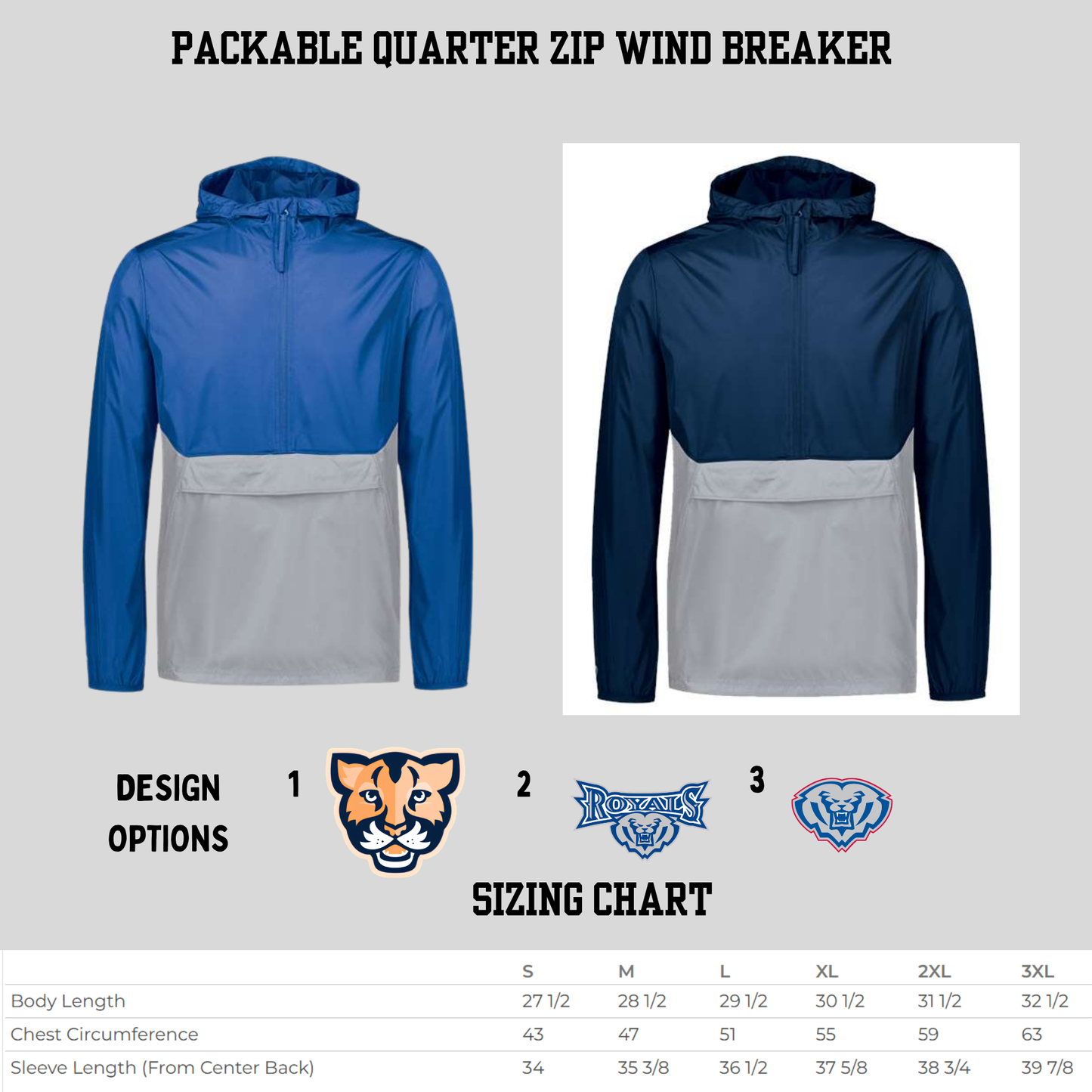 SCE Packable Windbreaker