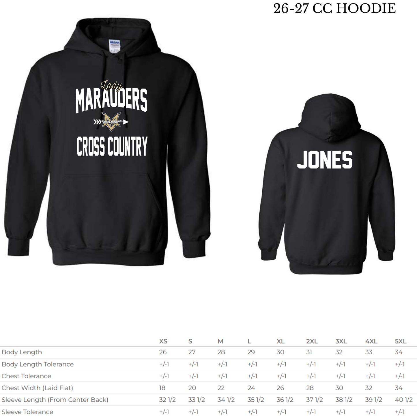 MVHSCC 26-27 Cross Country Hoodie
