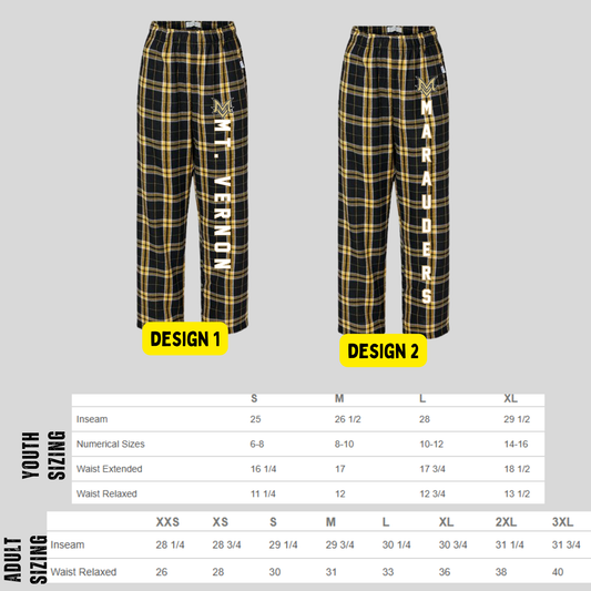 MVMS Flannel Pajama Pants