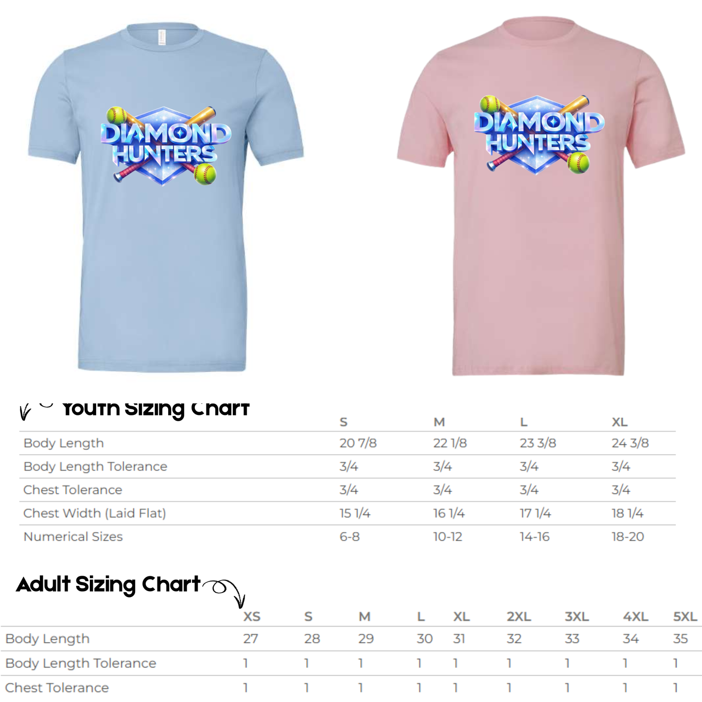 Diamond Hunters Short Sleeve Tees