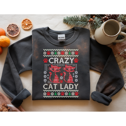 Crazy Cat Lady Sweater