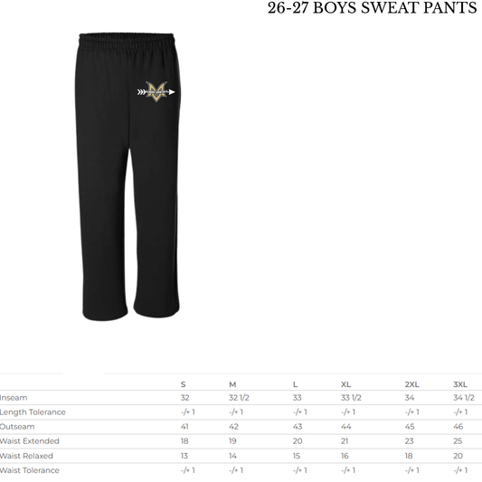 MVMSCC 26-27 Cross Country Sweatpants