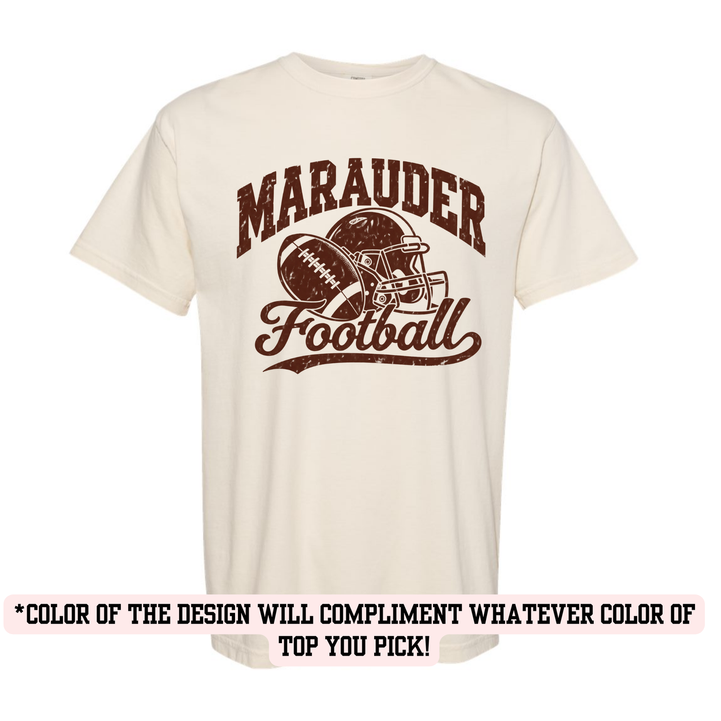 MVMS Football #2 (YOU PICK TOP STYLE AND COLOR!)
