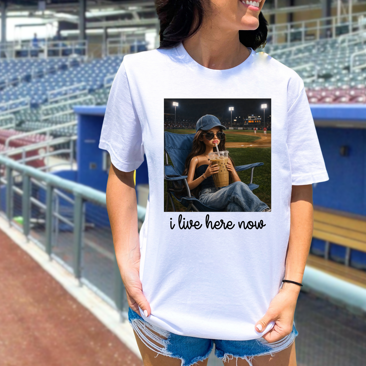 I Live here Now.. baseball Barbie