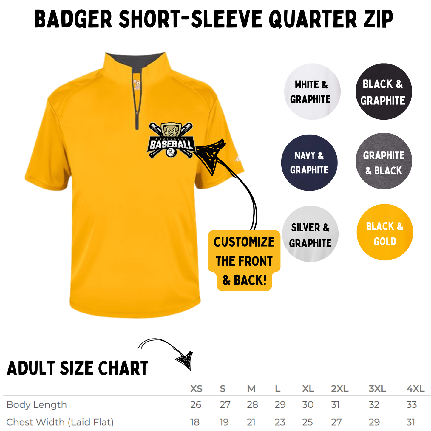 MV Badger Quarter Zip