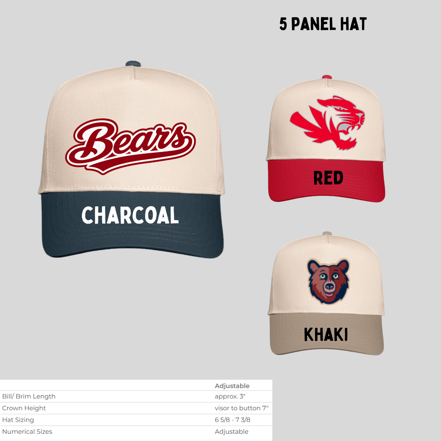 BSE 5 panel hat