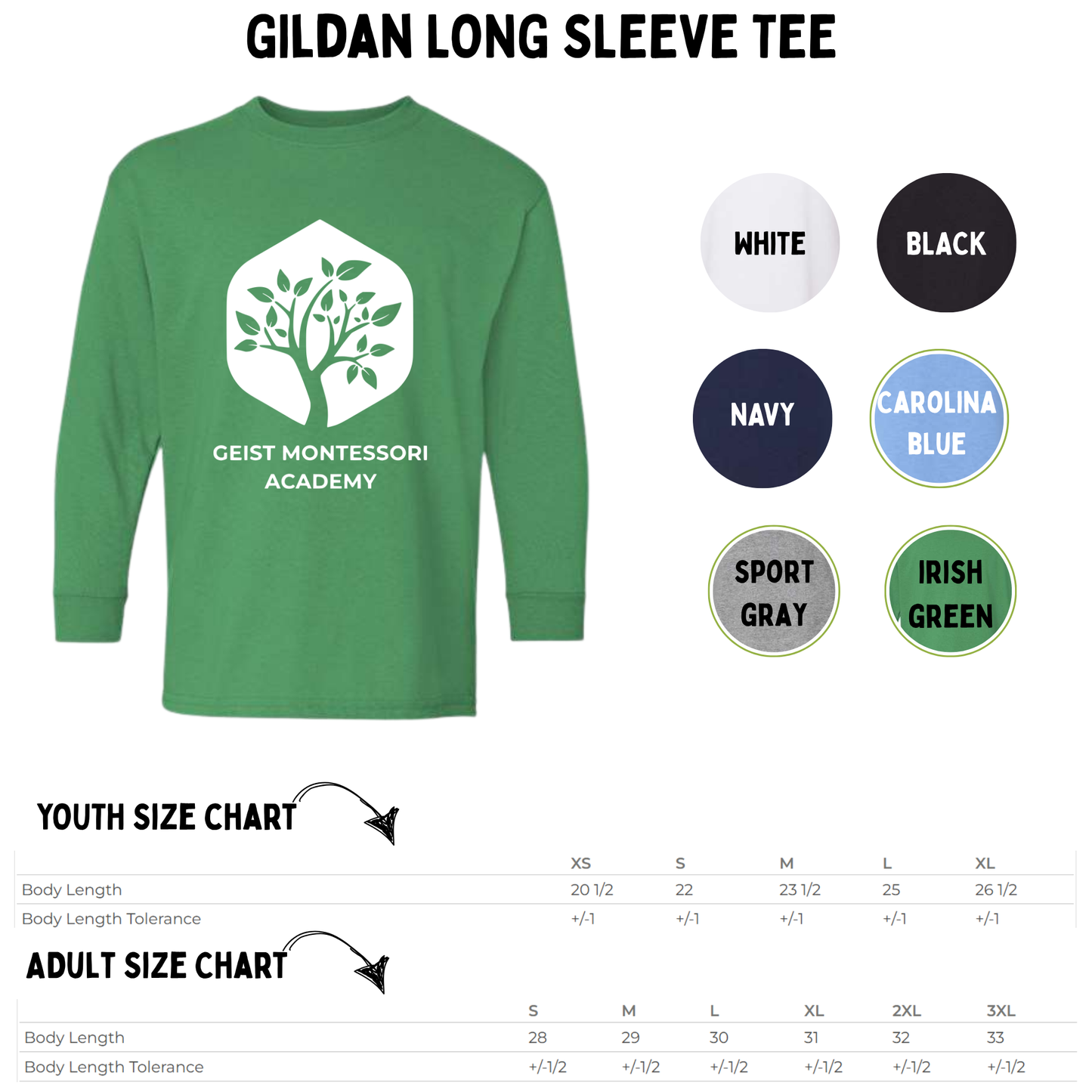 GMA- Logo Long Sleeve Tee