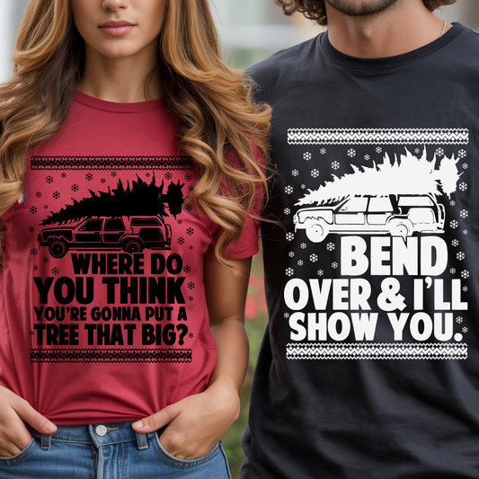 Christmas Vaca Funny Couple Shirt
