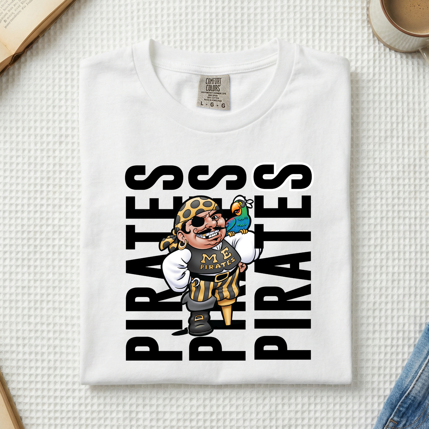 MES Virtical Pirates (YOU PICK TOP STYLE AND COLOR!)