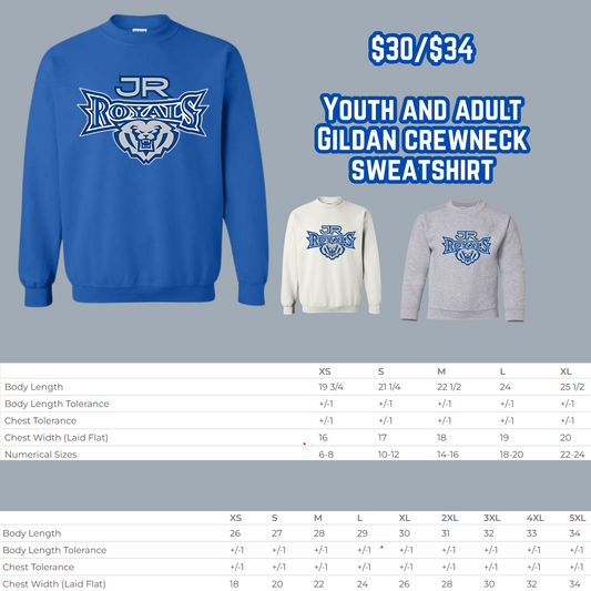 Jr. Royals Crewneck Sweatshirt