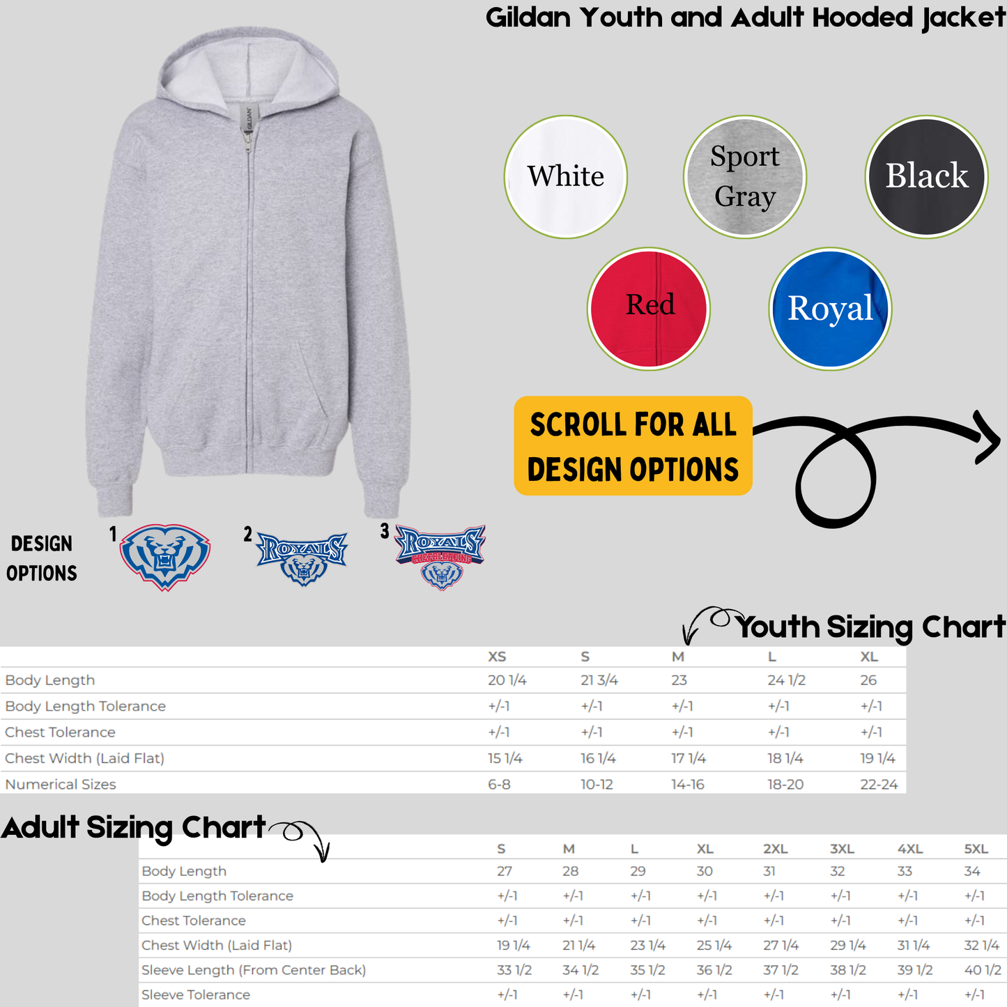 Zip Up Hoodie Jacket (Choose your color and design!) HSECHEER