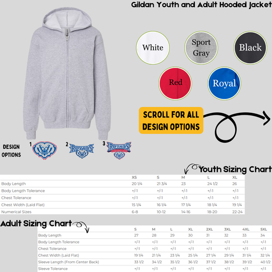 Zip Up Hoodie Jacket (Choose your color and design!) HSECHEER