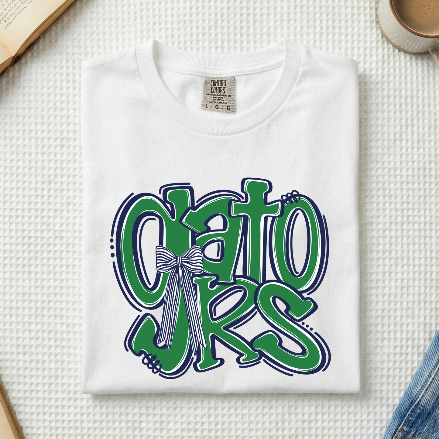 GES Gators Bubble Letters (YOU PICK TOP STYLE AND COLOR!)