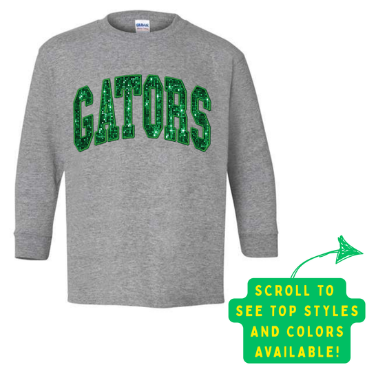 GES Faux Glitter Gators
