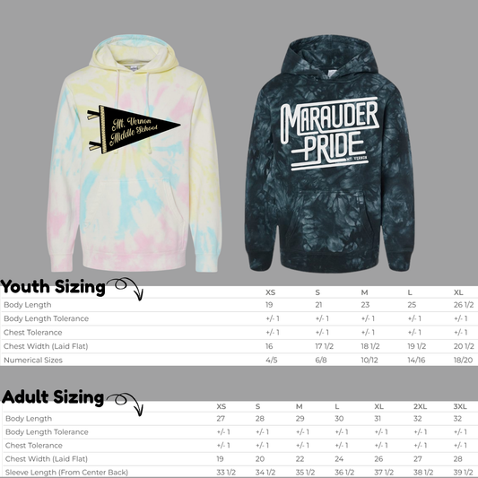 MVMS Tye-Dye Hoodie