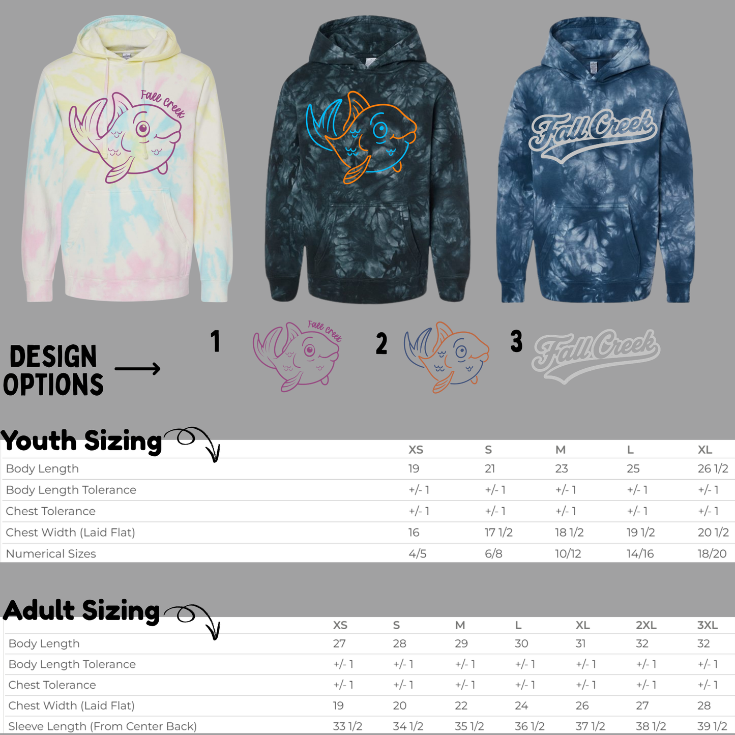 FCE Tye-Dye Hoodie