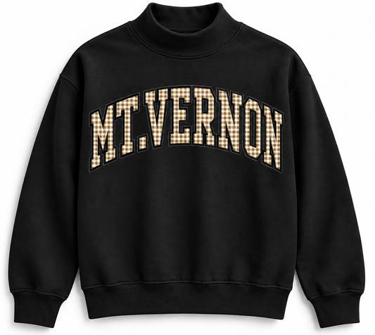 Mt. Vernon Checkered Mockneck PREORDER