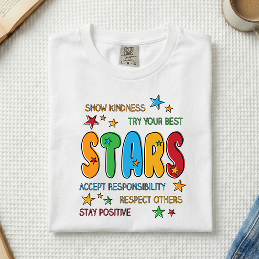 DCE STARS bubble (YOU PICK TOP STYLE AND COLOR!)