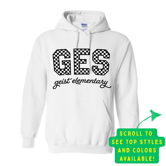 GES Checkered Design (CHOOSE YOUR TOP STYLE AND DESIGN!)