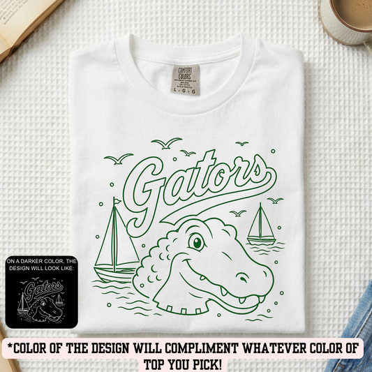 GES Gator Collage (YOU PICK TOP STYLE AND COLOR!)