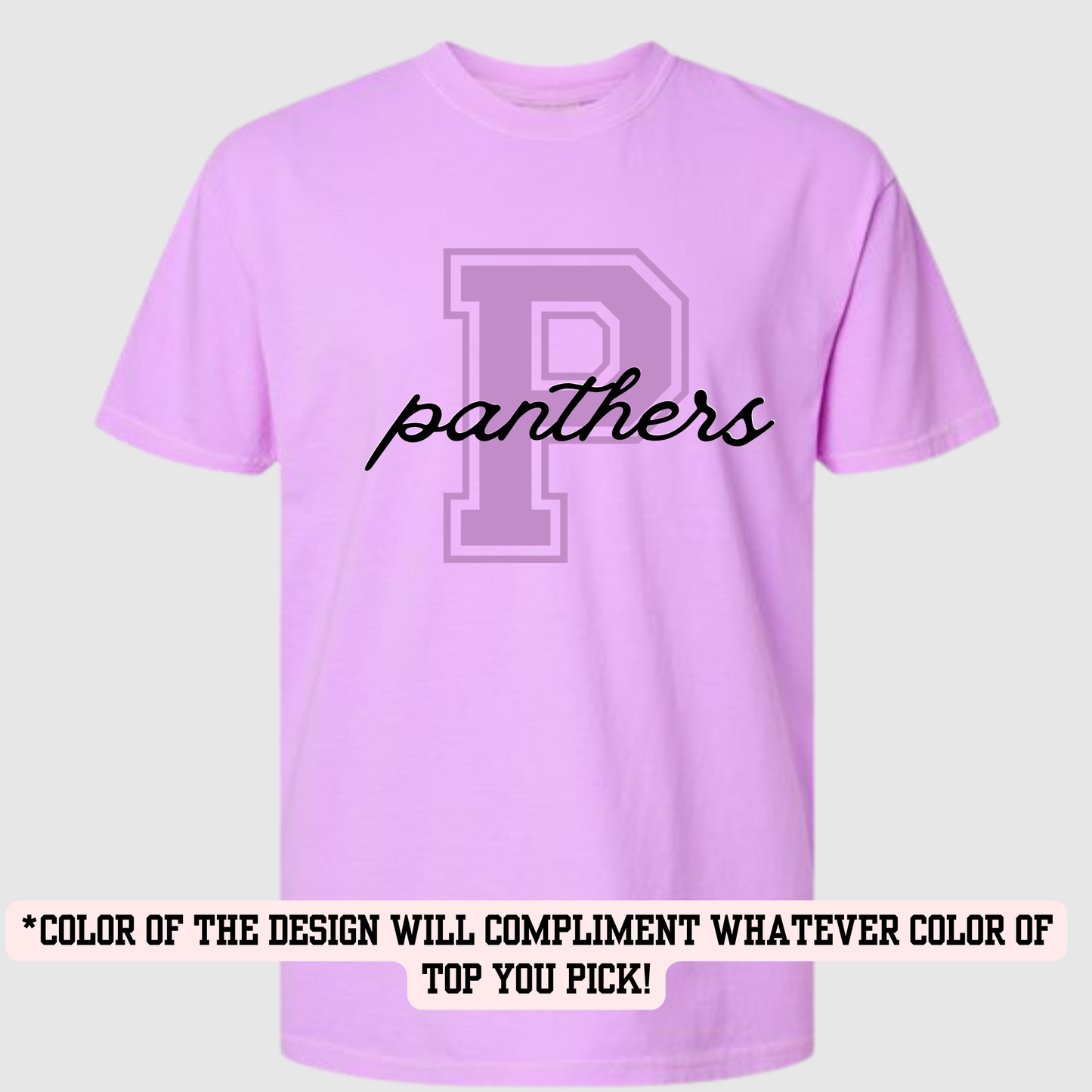 HIJH Panthers Mono P (YOU PICK TOP STYLE AND COLOR!)