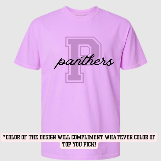 HIJH Panthers Mono P (YOU PICK TOP STYLE AND COLOR!)