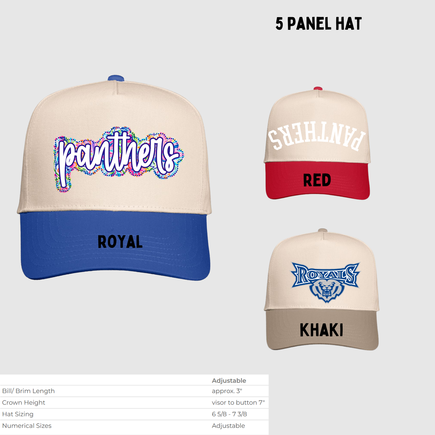 HIJH 5 panel hat