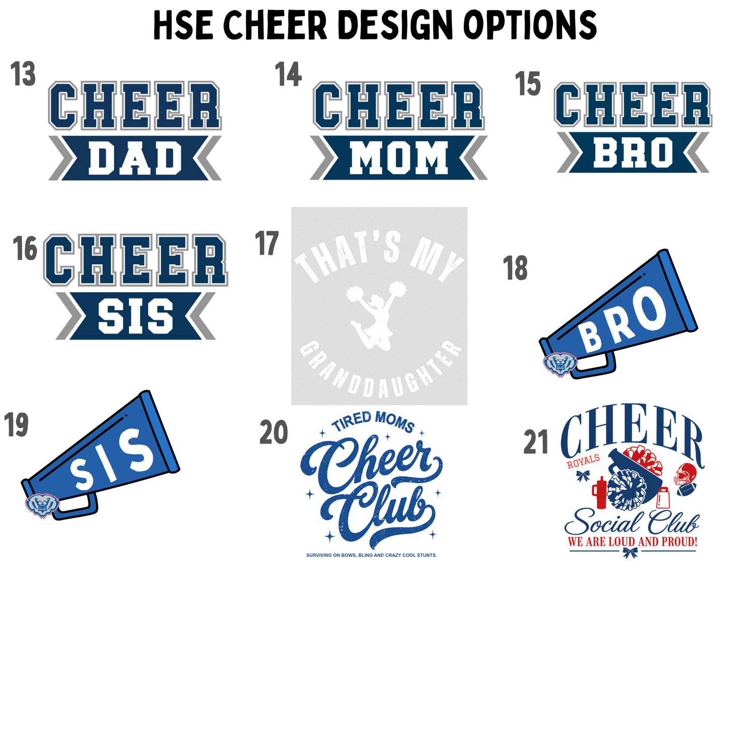 Bella Canvas Tee (Choose your color and design!) HSECHEER