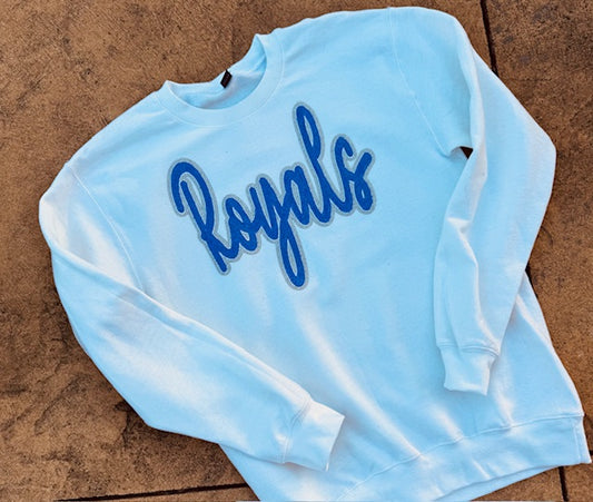 Royals Sequins Crewneck or Hoodie