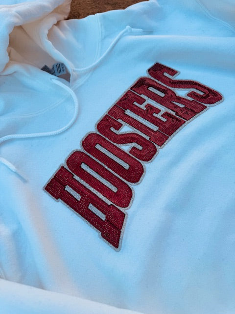 Hoosiers Sequins Crewneck or Hoodie