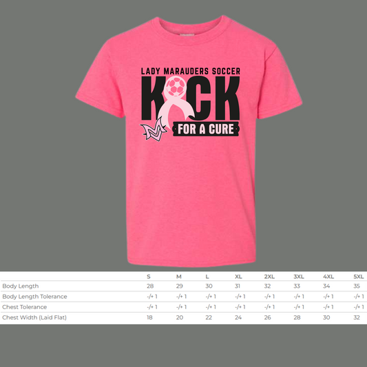 MVHS Girls Soccer Kick for A Cure shirt