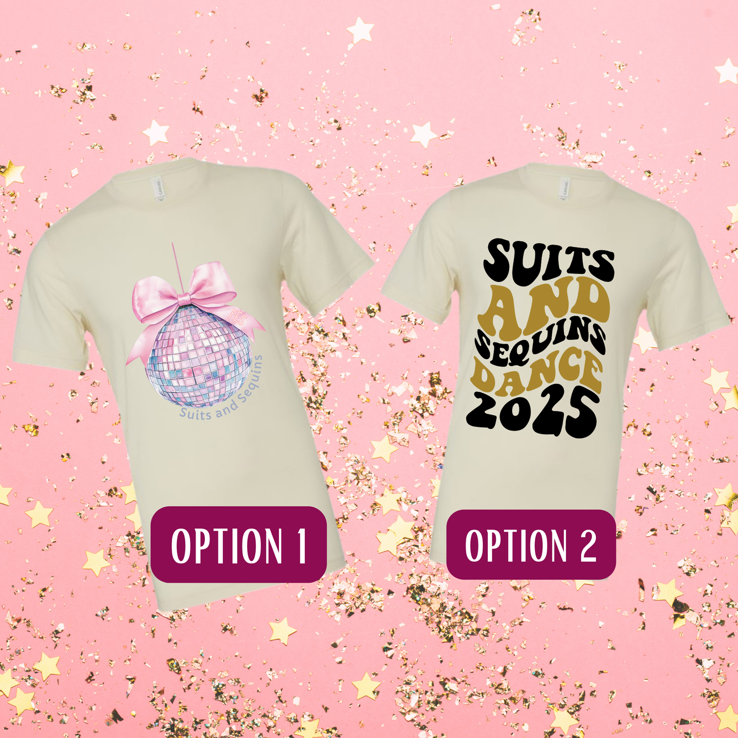 Suits and Sequins Tee