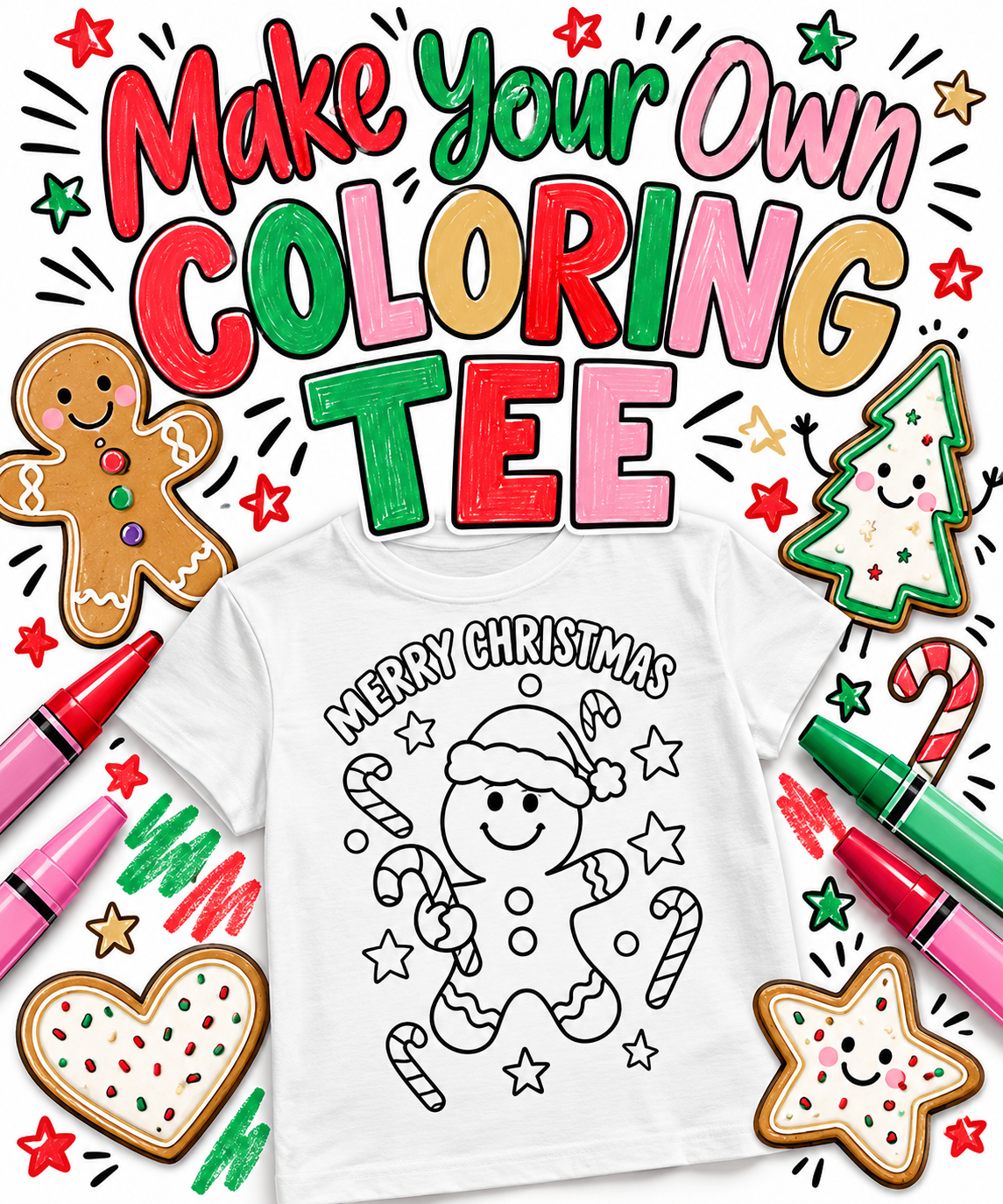 Kick off to Christmas Event- Coloring Shirt Preorder