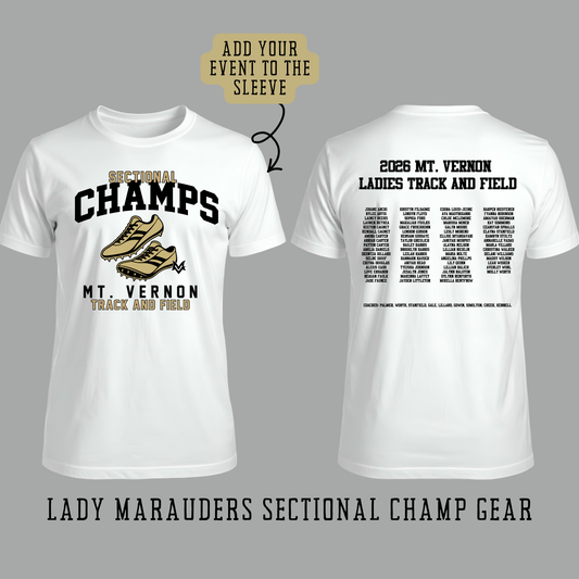 MV Ladies Track & Field Sectional Champs shirt