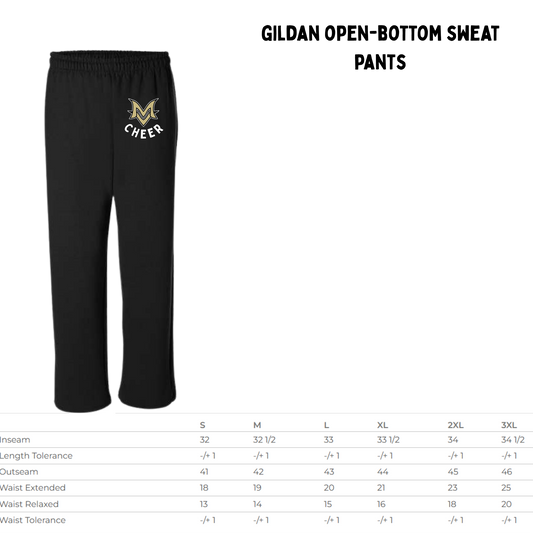 MVCheer Open-Bottom Sweatpants