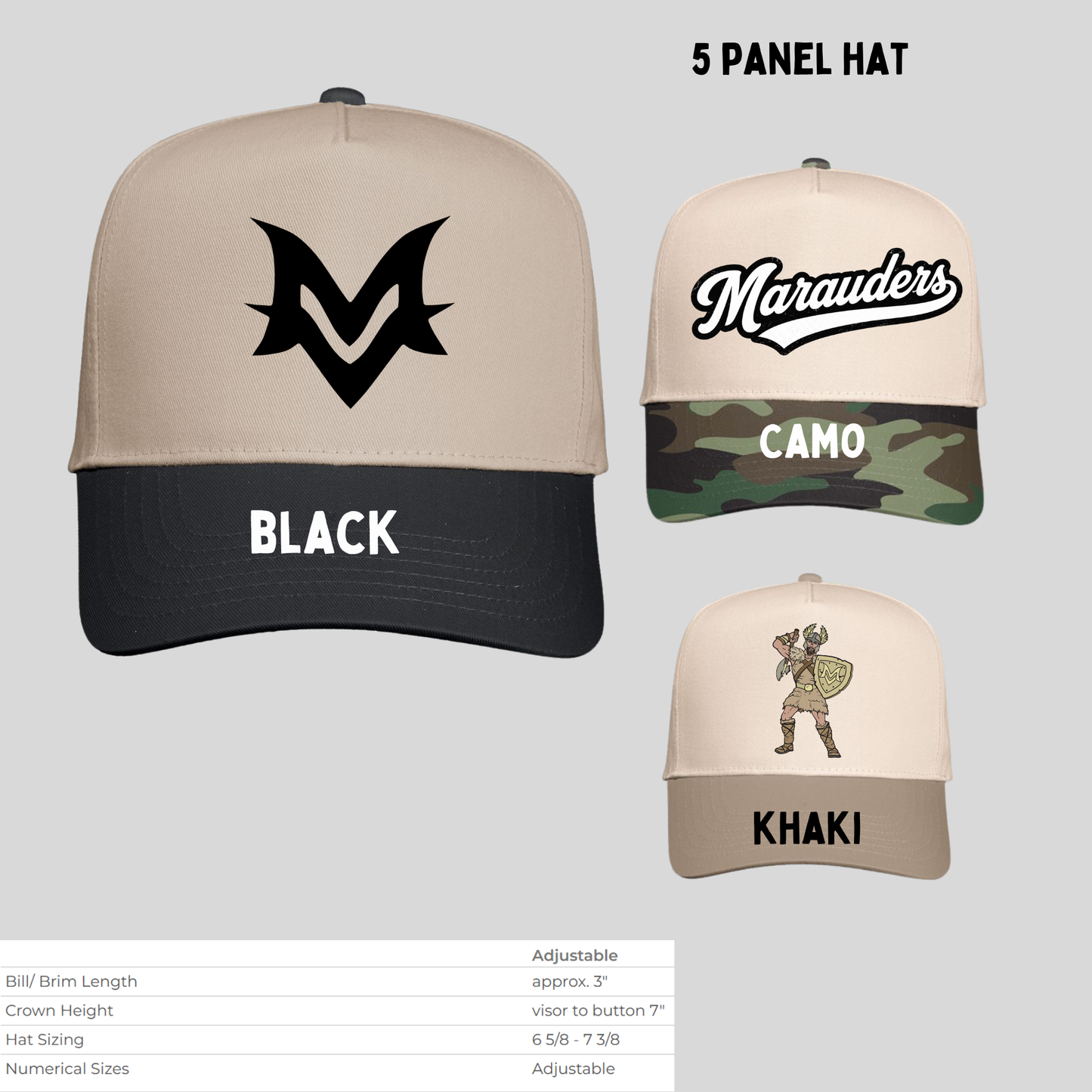 MVIS 5 panel hat