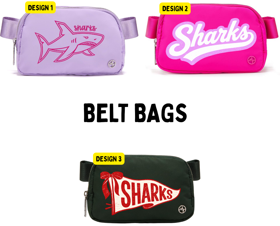 Sharks Belt Bag