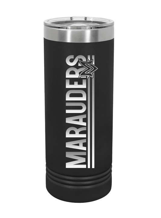 MES- 22oz Slim Can Engraved Cup- MV Marauders